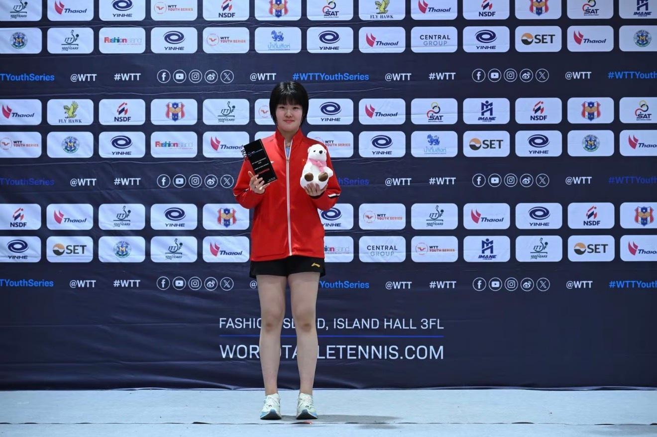 leyu集团-3-0跳级夺冠！中国女乒15岁新星再闪耀：陈梦师妹疯狂收割冠军